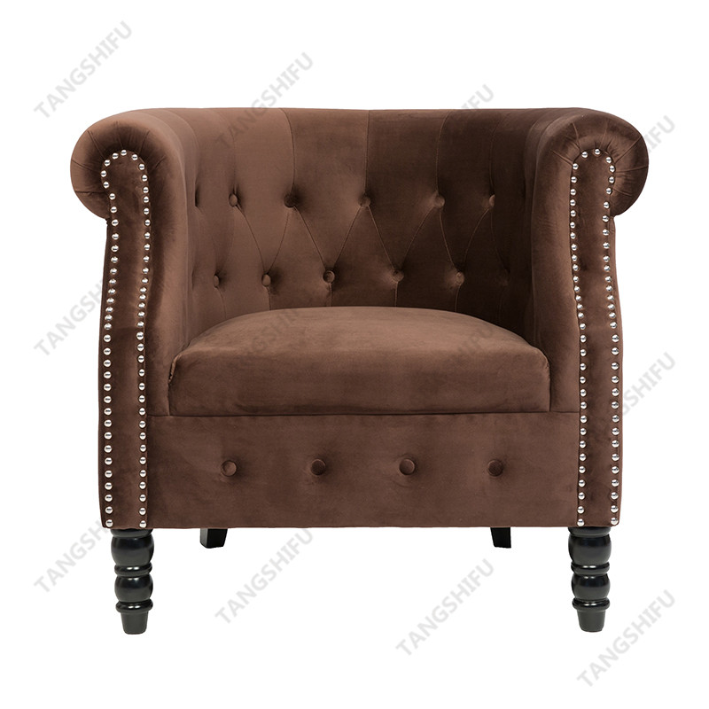 TSF-8306-Chocolate Brown Velvet