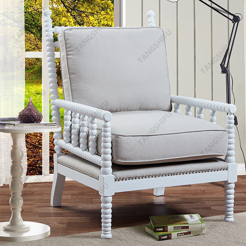 TSF-6391-Beige-White wooden frame