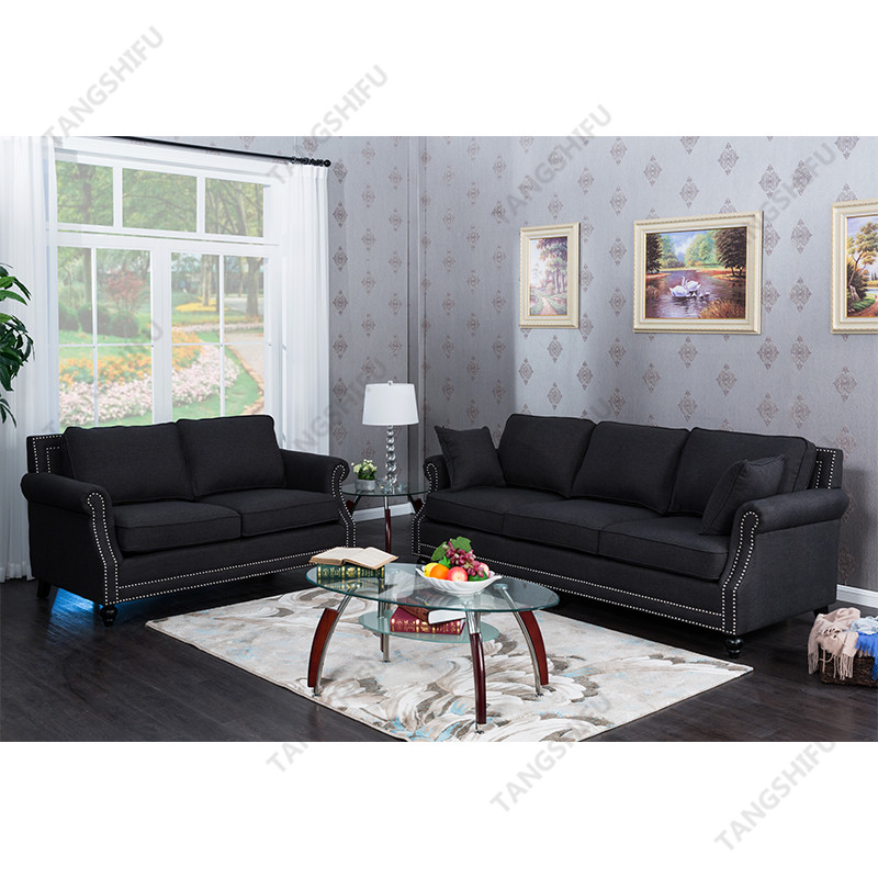 TSF-63801-3-Grey Sofa