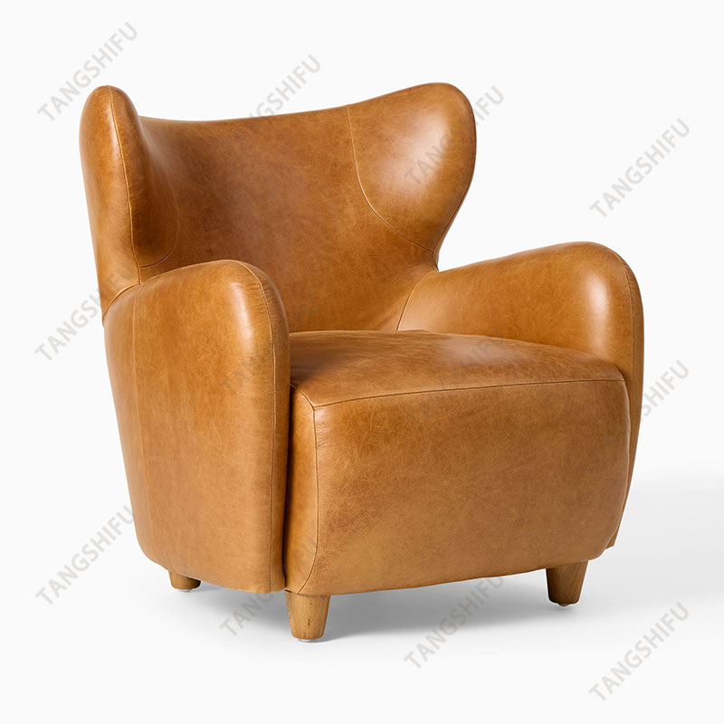 TSF-7138-Wing-Chair-Real-Leather